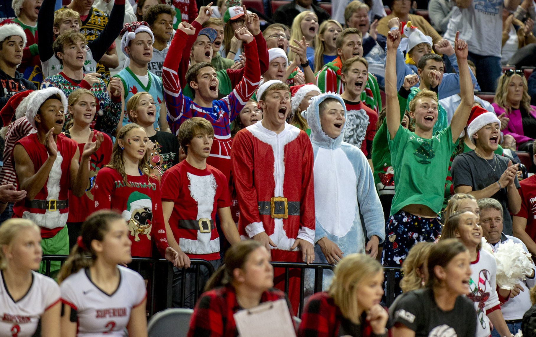 C-2 state volleyball, GICC vs. Superior 11.8